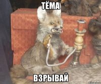 тёма взрывай