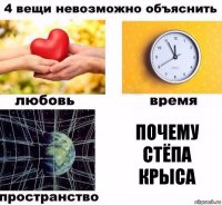 Почему стёпа крыса