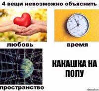 Какашка на полу