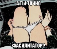 а ты точно фасилитатор?