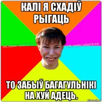 калі я схадіў рыгаць то забыў багагульнікі на хуй адець.