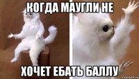 когда маугли не хочет ебать баллу