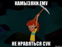 камызяки ему не нравяться сук