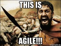 this is agile!!!