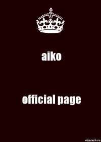 aiko official page