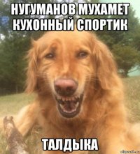 нугуманов мухамет кухонный спортик талдыка