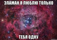 эламан я люблю только тебя одну