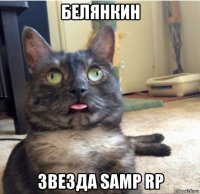 белянкин звезда samp rp