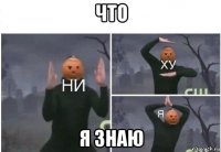 что я знаю