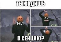 ты ходишь в секцию?