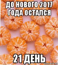 до нового 2017 года остался 21 день