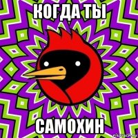 когда ты самохин