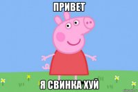 привет я свинка хуй