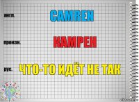 Camren Камрен Что-то идёт не так