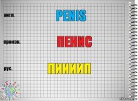 Penis Пенис Пиииип