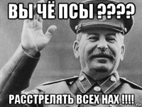 вы чё псы ???? расстрелять всеx наx !!!!