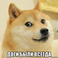  доги были всегда