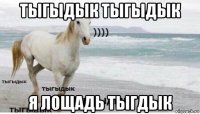 тыгыдык тыгыдык я лощадь тыгдык