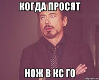 когда просят нож в кс го