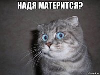 надя матерится? 