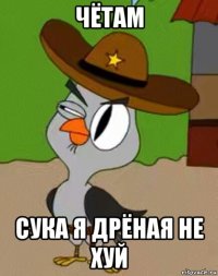 чётам сука я дрёная не хуй