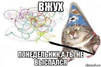 вжух понедельник,а ты не выспался