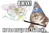 вжух! не ты ваще ты ты пень.