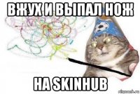 вжух и выпал нож на skinhub