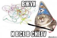 вжух и все в снегу