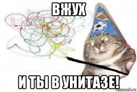 вжух и ты в унитазе!