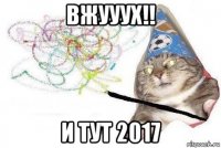 вжууух!! и тут 2017