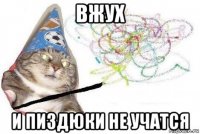 вжух и пиздюки не учатся