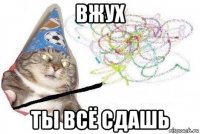 вжух ты всё сдашь