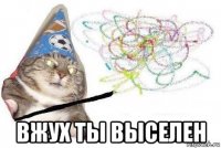  вжух ты выселен