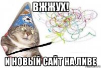 вжжух! и новый сайт на ливе