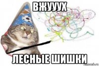 вжууух лесные шишки