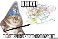 вжух! и у кисы нормальная работа