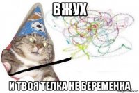 вжух и твоя телка не беременна