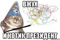 вжух и котик президент