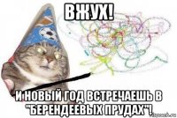 вжух! и новый год встречаешь в "берендеевых прудах"!