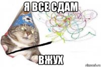 я все сдам вжух