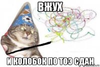 вжух и колобок по тоэ сдан