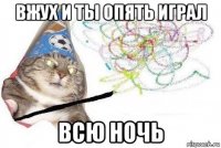 вжух и ты опять играл всю ночь