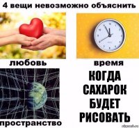 Когда Сахарок будет рисовать