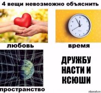 Дружбу Насти и Ксюши