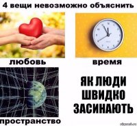 Як люди швидко засинають