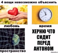 Херню что сидит перед Антоном