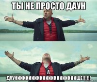 ты не просто даун а даунииииииииииииииииииииище!!!!!!