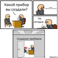 Какой прибор вы создали? Я создал гидрохлоридонаксоионометр Не сегодня... Создание приборов