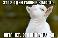 это я один такой в классе?.. хотя нет.. это аня такая xd